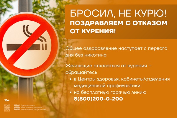 25 мая-31 июня неделя отказа от табака