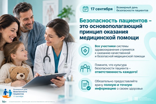 14-20 сентября 2026 г. - неделя безопасности пациента